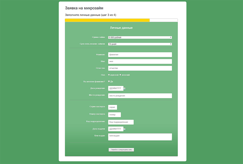 Главфинанс в Красноперекопске оформить микрокредит