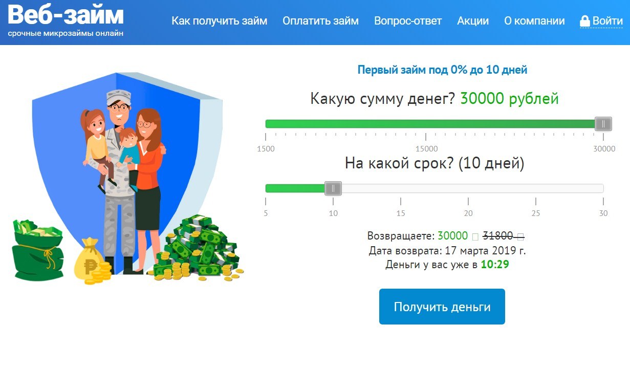Веб-займ в Красноперекопске